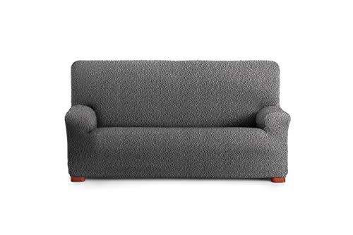Eysa 3D Sofaüberwürfe, Lycra, Dunkelgrau, 2 Sitzer