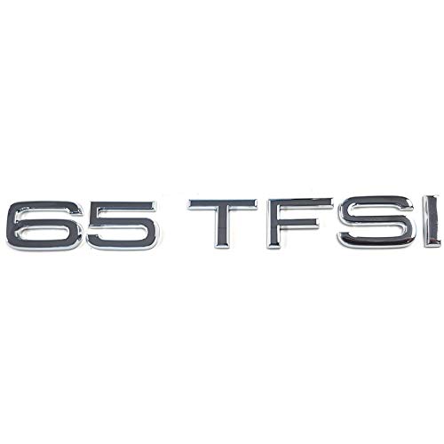 Audi 4H0853744J2ZZ Schriftzug 65 TFSI Emblem Logo Aufkleber chrom glänzend