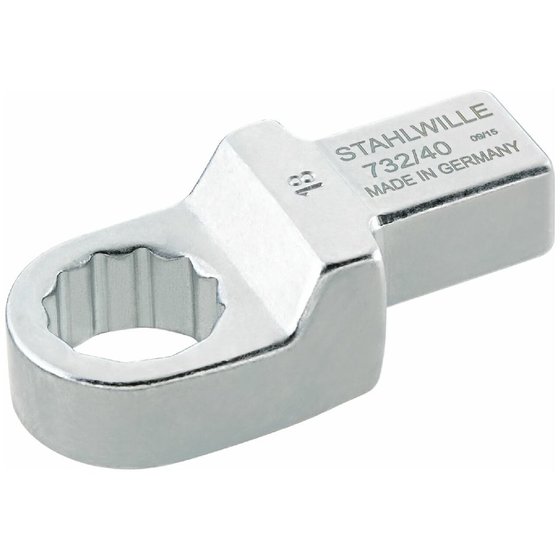 STAHLWILLE® - Ring-Einsteckwerkzeug SW.24mm Wkz.Aufn.14x18mm