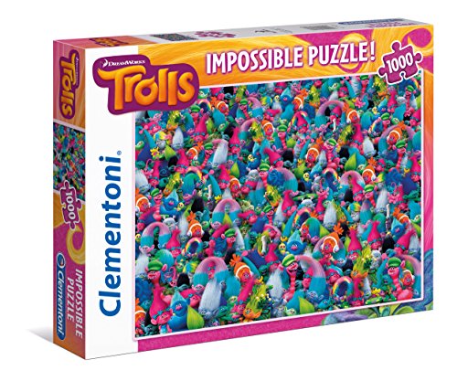 Clementoni 39369 - Trolls - 1000 Teile Puzzle (schwer)