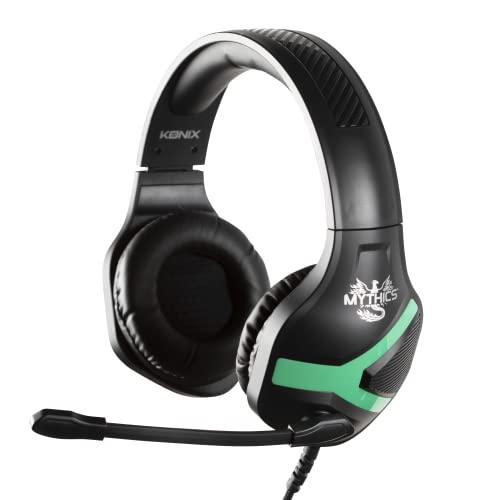 Konix NEMESIS Gaming Headset Stereo, schnurgebunden On Ear Schwarz/Grün