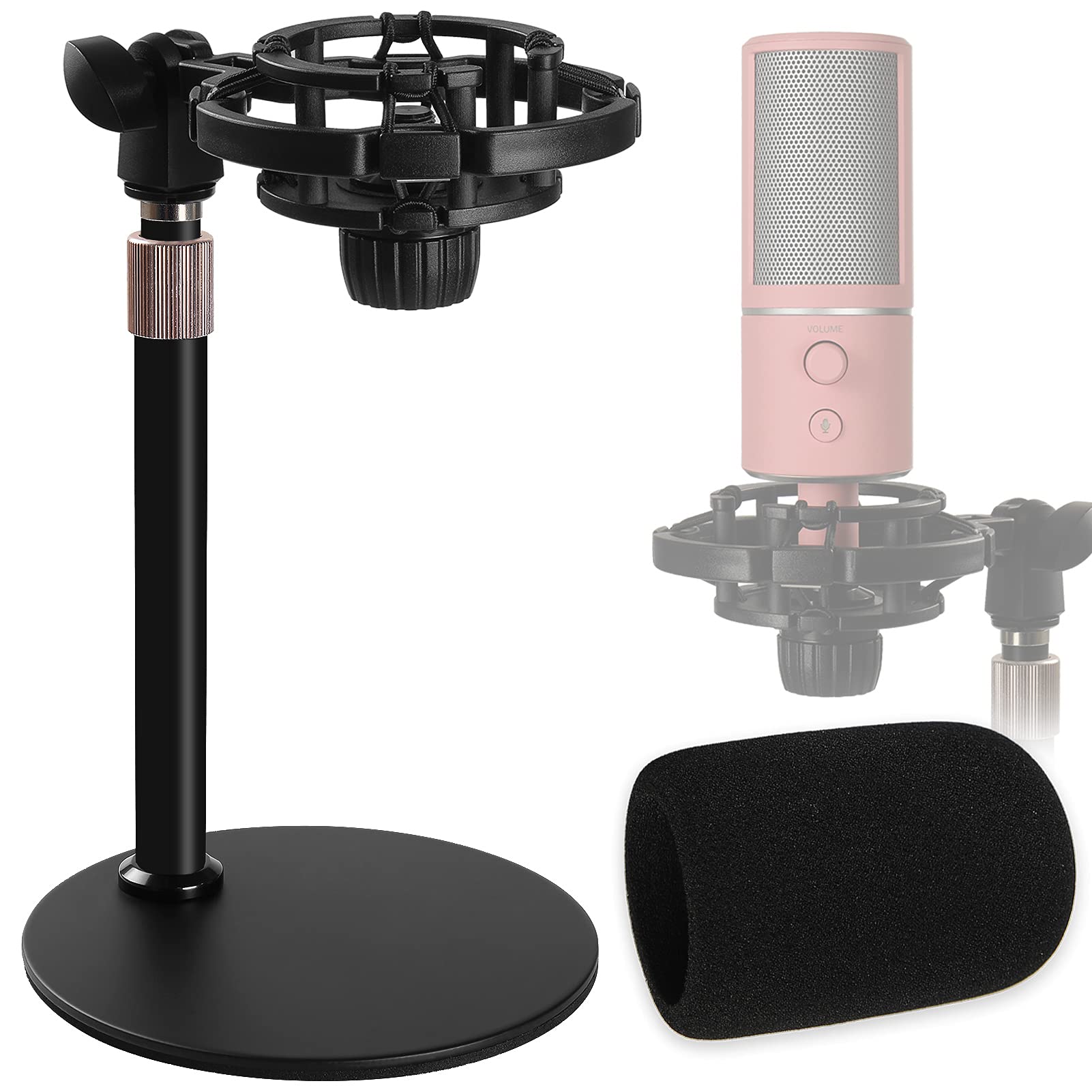 Avatar Mikrofon-Tischständer mit Shock Mount & Foam für Razer X