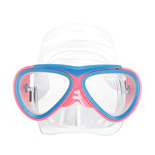 Kinder Schwimmbrille Schnorchelbrille Taucherbrille Mädchen Jungen Sport UV Schutz Tauchmaske Schutzbrillen, Tempered Glas, Verstellbares Silikonband, 5-12 Jahren