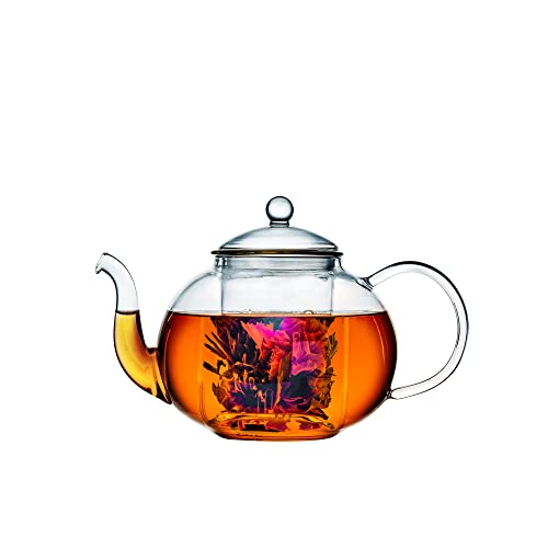 Verona einwandige Glas-Teekanne 1,5L inkl. Filter