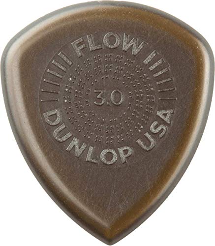 Médiators Jim Dunlop 3,00mm Flow Jumbo Grip 3,00mm sachet de 12