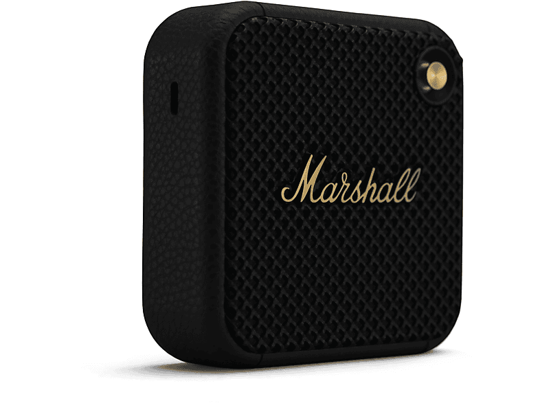 MARSHALL Willen Bluetooth Lautsprecher, Black & Brass , Wasserfest