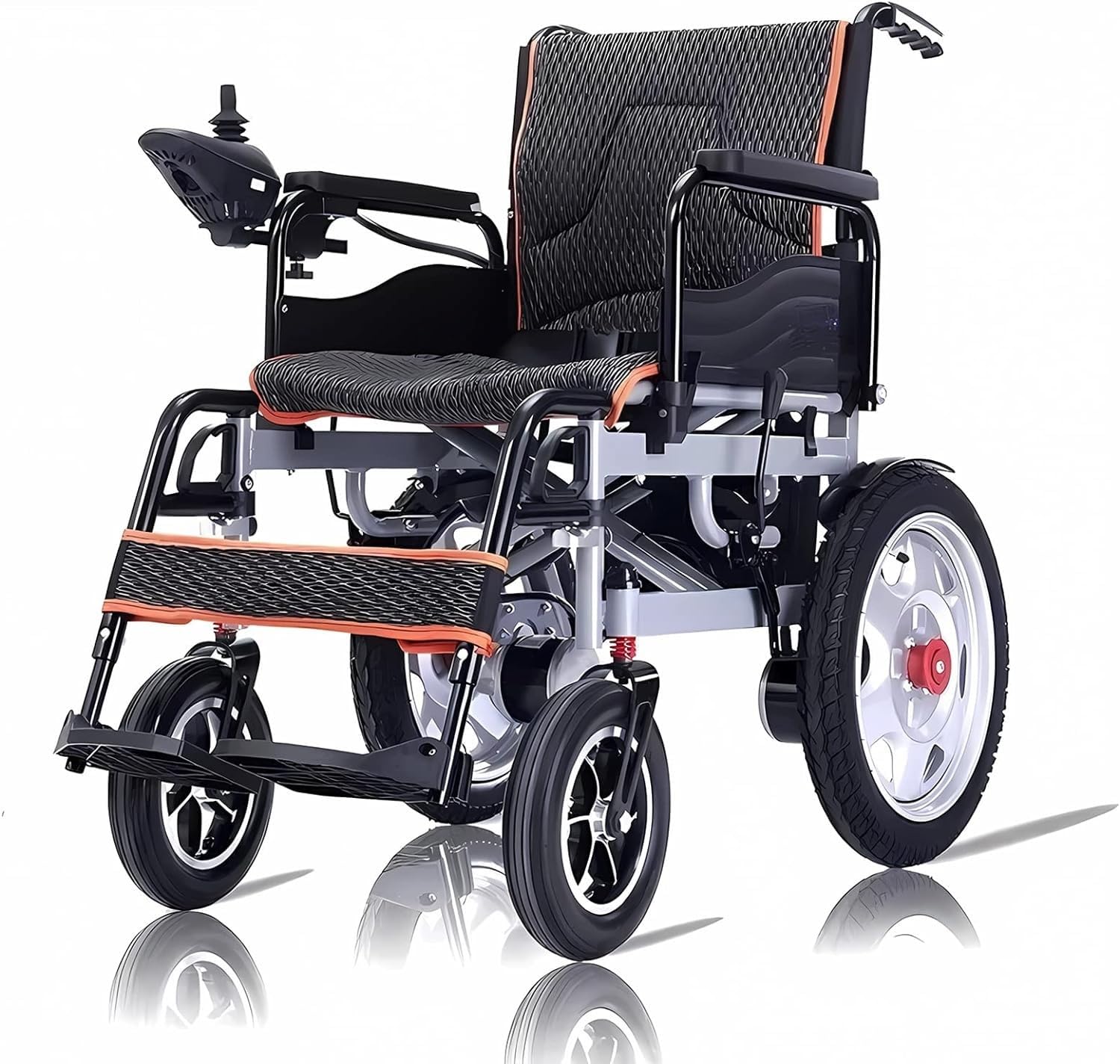 Leicht Elektrischer Rollstuhl Elektrisch Faltbar Elektrorollstuhl, Faltbarer Rollstuhl Mit Elektroantrieb, Rollstühle Für Drinnen, Draußen Und Auf Reisen