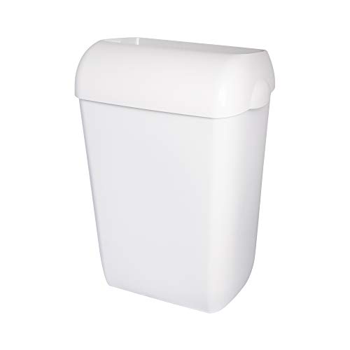 Abfallbehälter 45 Liter Kunststoff in 2 Farben, Farben:Weiß