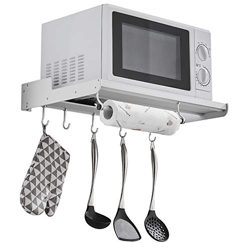 Microwave Oven Rack Regal FüR Mikrowelle, Ofen/Wandhalterung Für KüChe Mikrowelle Backofen Wandhalterungen Universal Regal Mikrowellenhalterung