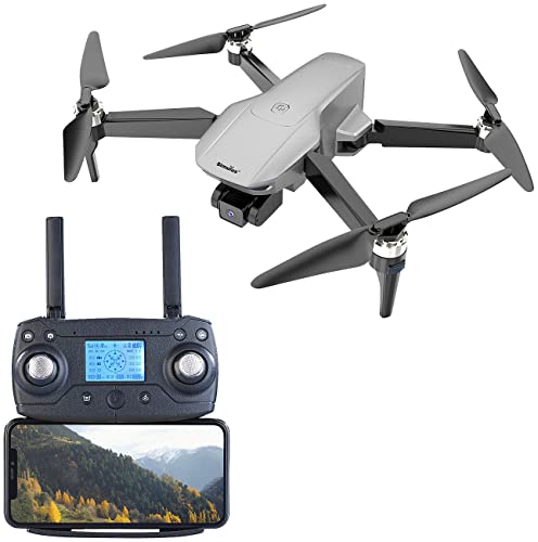 Simulus Quadrocopter: Faltbare GPS-Drohne mit 4K-Cam, 3-Achsen-Gimbal, Brushless-Motor, App (Quadkopter)