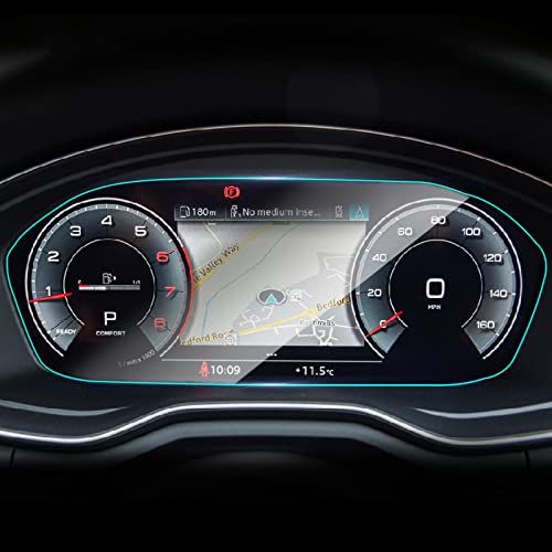 UTOYA Auto-Innenraum-Instrumententafel-Membran, LCD-Bildschirm, Schutzfolie aus gehärtetem Glas, passend für Audi A4 S4 A5 S5 2020–2023
