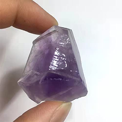 Rohe Kristallmineralien, natürlicher Quarz, violetter Amethyst, roher Kristallstein for Feng Shui, 300 g
