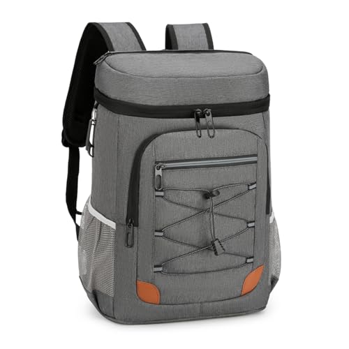 BAYORE Outdoor-Camping-Rucksack, auslaufsicher, isoliert, Kühlrucksack mit Griff, mehrere Taschen für Camping, Wandern, Angeln, Sport, Strand