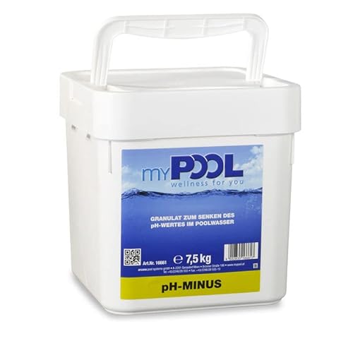 Schnell lösliches Granulat zur pH-Wert Senkung und Stabilisierung - pH-Senker - myPool pH-Minus Granulat (7,5 kg)