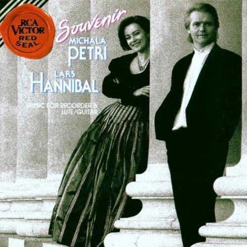 Souvenir - Michala Petri & Lars Hannibal - Music for Recorder & Lute - Telemann, Bach, Koppel, Krahmer, Vivaldi, etc. by Petri, Hannibal (1994-07-19)