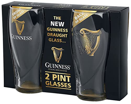 Guinness Guinness Logo Unisex Pint-Glas klar, Glas, 0,5 l Alkohol & Party, Fan-Merch