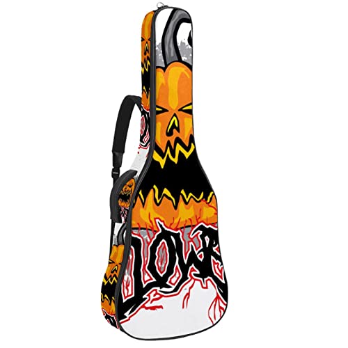 Gitarrentasche Halloween Gig Bag Für Akustische Klassische Elektrische 40 41 Zoll Gitarre Tasche Wasserdichte Guitar Bag