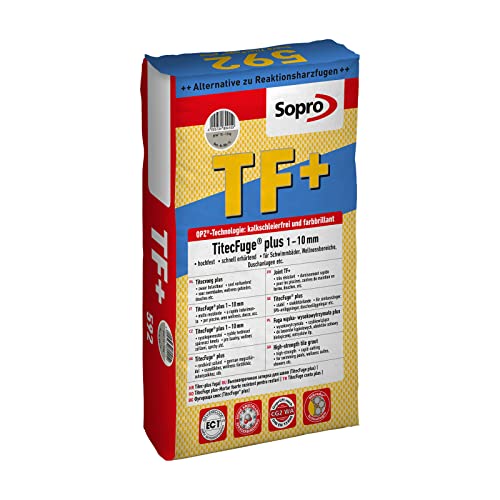 TitecFuge® plus betongrau 14 Sack 15 KG