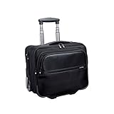 Lightpak 46101 Business Trolley Executive Line Bravo 1, aus strapazierfähigem Nylon, ca. 41 x 37 x 24 cm, schwarz