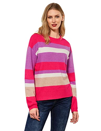 Street One Damen A302047 Strickpullover, Showy Coral, 42