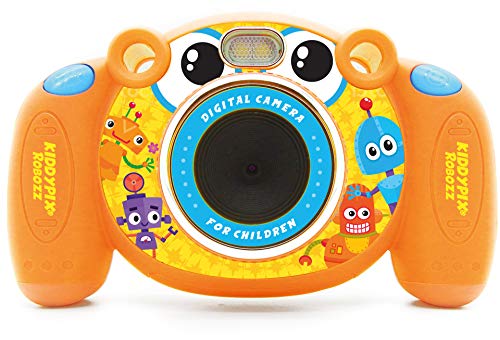 Easypix Kiddypix Kinderkamera Robozz mit Fotorahmen und Spielen