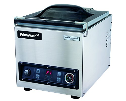 Hamilton Beach Commercial® PrimaVac™254 In-Chamber Vacuum Sealer, HVC254-CE, NSF, 254mm Seal Bar, 220-240V, Stainless Steel