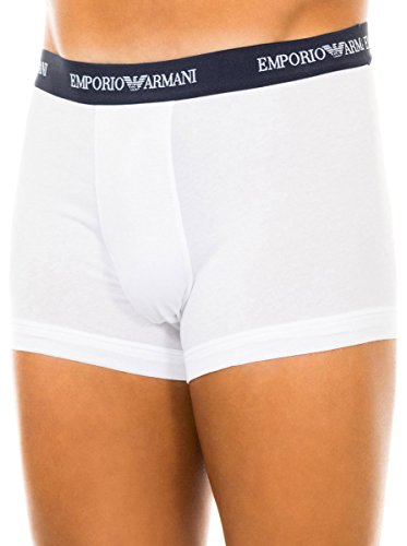 Emporio Armani Underwear Herren 111357CC717 Retroshorts, Weiß (Bianco 00110), XX-Large (Herstellergröße: XXL) (3erPack)