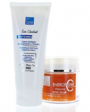 EnergyCsime Vitamin C AHA Maske + Whitening & Anti Spot Botanical Cream