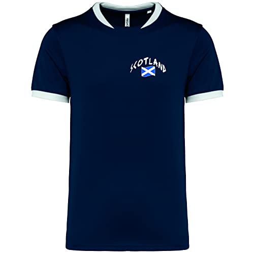 Supportershop Herren Schottland T-Shirt, Marineblau, L