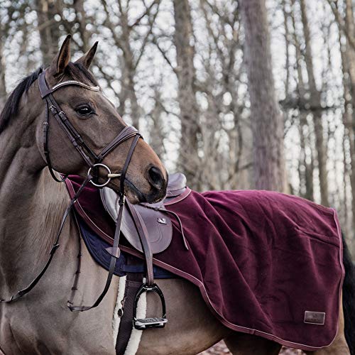 Kentucky Horsewear Heavy Fleece Ausreitdecke, Größe:M, Farbe Kentucky Horsewear:Bordeaux