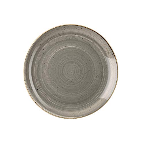 CHURCHILL Stonecast -Coupe Plate Teller- Durchmesser: Ø32,4cm, Farbe auswählbar (Peppercorn Grey)