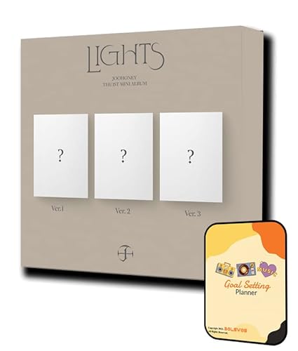 Joohoney Album - LIGHTS Ver.2+Pre Order Benefits+BolsVos Exclusive K-POP Inspired Digital Planner, Sticker Pack for Social Media