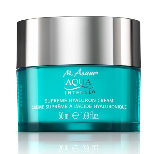 M. Asam Aqua Intense Supreme Hyaluron Cream (50ml) - Parfümfreie Feuchtigkeitscreme geeignet für sensible und empfindliche Haut, Gesichtscreme für ein glattes, pralles Hautbild