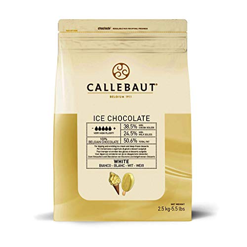 Callebaut Eisschokolade weiß - Beutel 2,5 kg