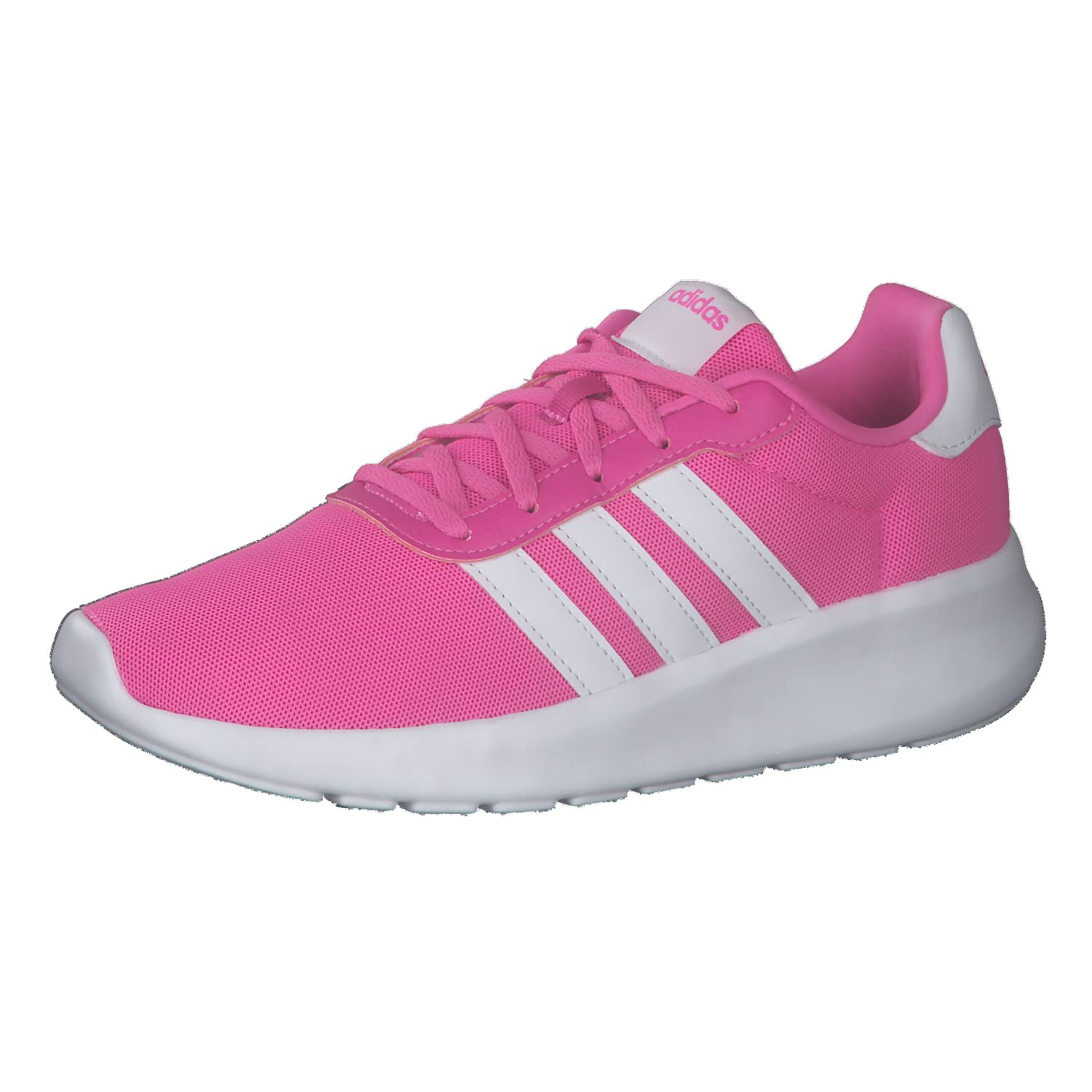 adidas Unisex Kinder Lite Racer 3.0 Sneakers, Screaming Pink/Ftwr White/Core Black, 25 EU