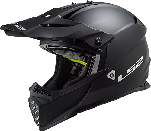 LS2 Motocross-Helm MX 437 Fast Evo Schwarz Gr. XL