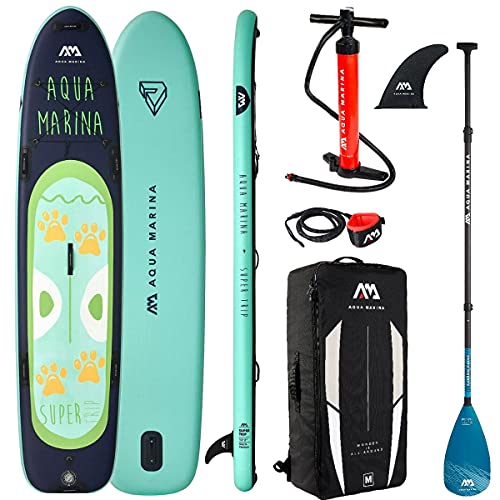 Aqua Marina Super Trip Board mit Carbon Nylon Paddel und Leash