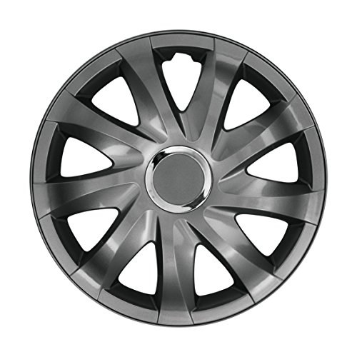 NRM DRIFT graphite 16" Zoll (Radkappen) 4er Set