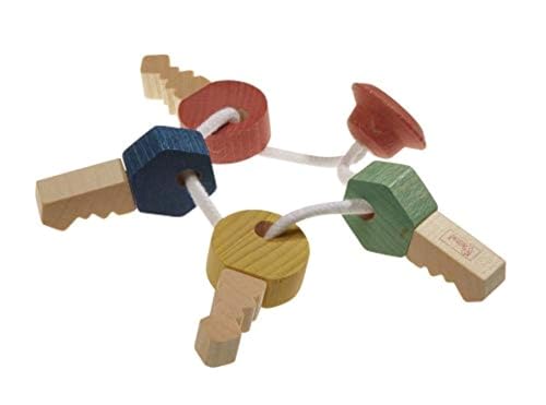 NIC 61201.1 Key Chain (Bio) Spielzeug für Babys und Kleinkinder, bunt