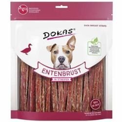 Dokas Snack Entenbrust in Streifen | 6 x 500g Hundesnacks