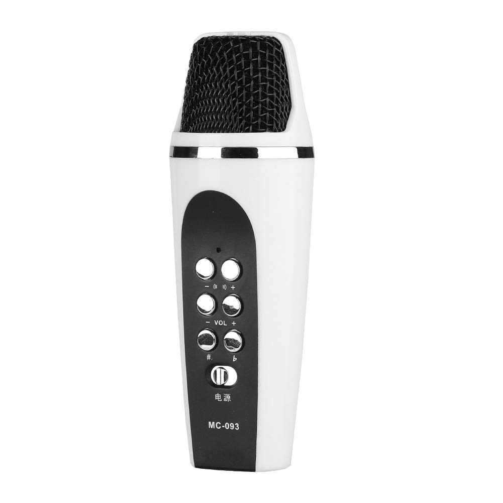 Mini Mikrofon Voice Changer, Handheld Mikrofon mit 4 Soundsmodus Voice Disguiser, Karaoke Mikrofon für Kinder, Kompatibel mit Android iOS PC