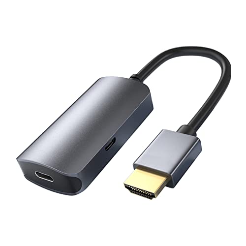 ARSMI kompatibel USB-C. Weiblich bis HDMI Männlicher Adapter,USB Geben Sie C 3.1-Eingang an HDMI Ausgabetrichter, 4k 60Hz USBC. Kompatibel for Thunderbolt 3-Adapter HDMI-Kabel