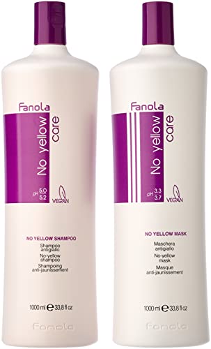 Fanola No Yellow Shampoo + Anti-Gelb-Maske - 2000 ml
