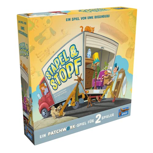 Lookout Games LOOD0046 - Stapel & Stopf, Brettspiel, für 2 Spieler, ab 6 Jahren (DE-Ausgabe)