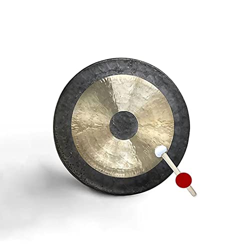 SciAza gong klingel klangschalen percussion instrumente musikinstrument 18 cm bis 150 cm große Gongs und Trommeln, Gongs, Schlaginstrumente und Kupferklänge eignen sich für Eröffnungsfeiern(Color:50cm,Size:)
