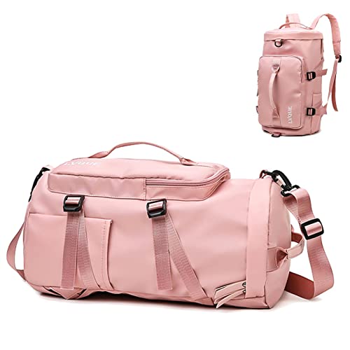 Thrivinger Sport-Reisetasche, Fitness-Rucksack für Damen und Herren, Trainings-Zubehör für Männer und Frauen, Workout-Taschen für das Fitnessstudio, rose