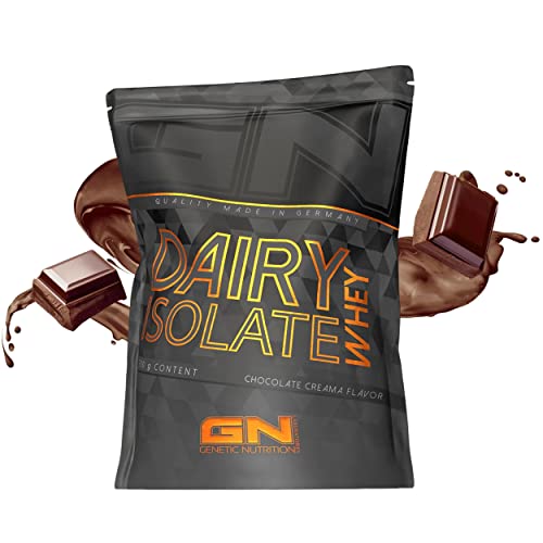 GN Laboratories 100% Dairy Whey Isolate 750g (Chocolate Crema) – Eiweißpulver zum Muskelaufbau – Proteinpulver für Protein Shake – Protein Pulver – Whey Protein Pulver – Whey Isolate