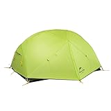 Naturehike Mongar Ultraleichte 2 Personen Zelt 20D Silikon Doppelten Camping Zelt (Hellgrün)