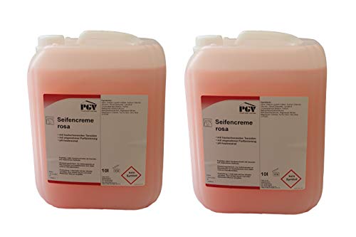 Seife - ROSA - Cremeseife Seifencreme Flüssigseife 10 Liter Kanister (2 x 10 Liter)