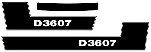 Deutz Aufkleber für Traktor D3607 Logo Emblem Sticker Label